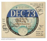 Replica Tax Disc