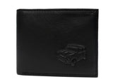 Embossed Leather Mini Wallet