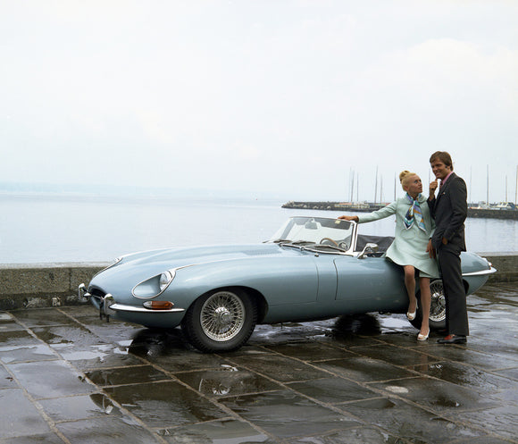 Jaguar E-Type at the Harbour 1960s