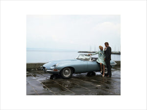 Jaguar E-Type at the Harbour 1960s