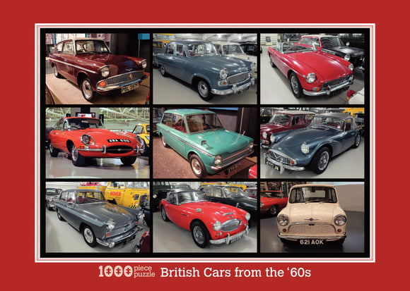 British Cars of the '60s 1000 Piece Jigsaw Puzzle