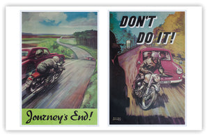 Classic Motorcycle Safety Posters
