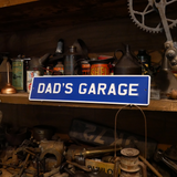 Dad's Garage Number Plate