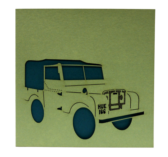 Land Rover 'HUEY' Greetings Card