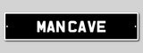 Man Cave Number Plate Sign