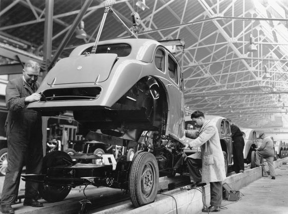Abingdon MG Factory 1947