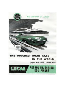 Lucas Toughest Road Race Poster 1958