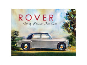 Rover P4 75-90 Sales Brochure Cover 1953