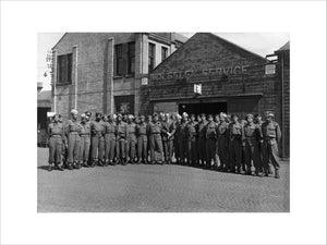 Soldiers at Wolseley Factory 1940s