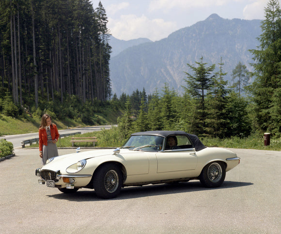 Jaguar E-Type V12 in Austria 1972
